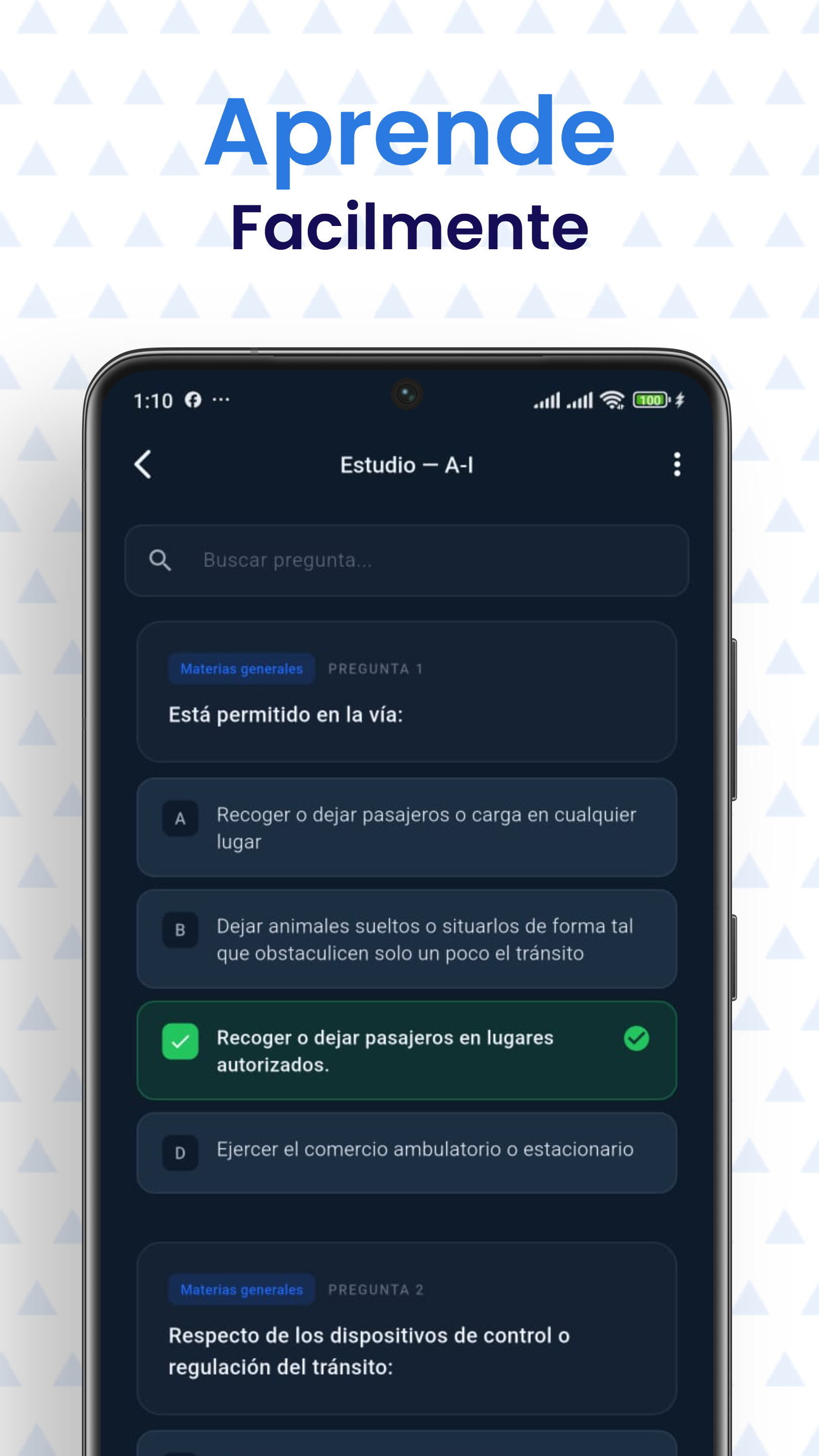 Estadísticas de Simulacro MTC Perú